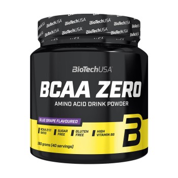 BCAA Zero BioTechUSA integratore aminoacidi ramificati recupero uva blu