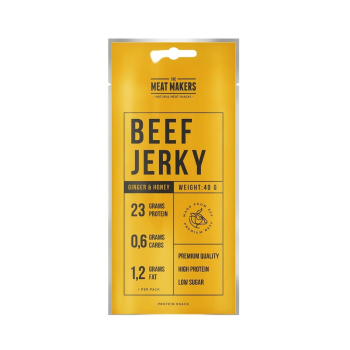 Beef Original Pro Nutrition snack di manzo 40g Zenzero e Miele