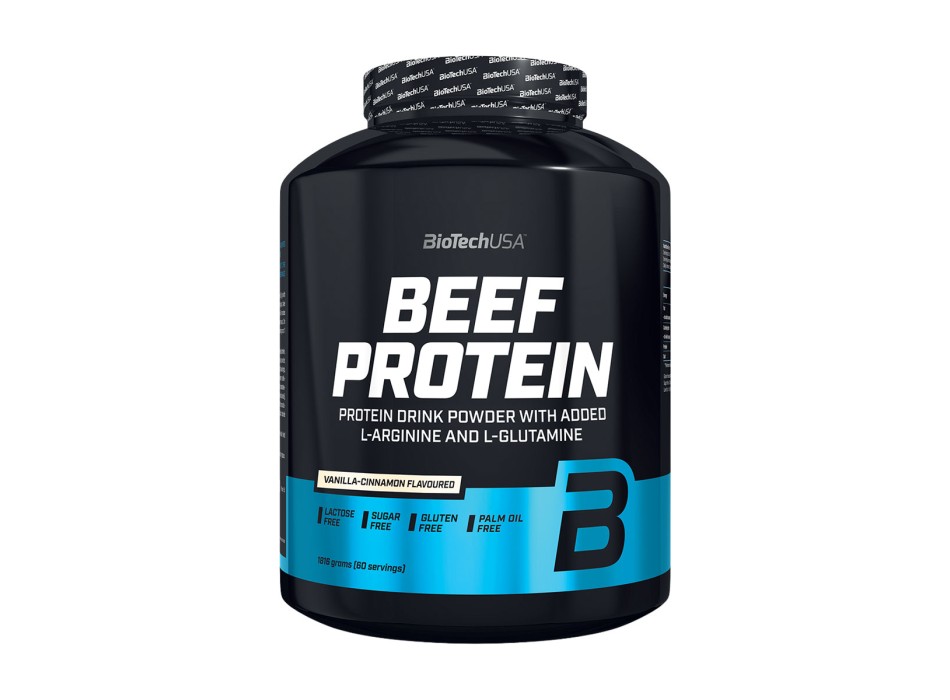Beef Protein BioTechUSA proteine manzo idrolizzate polvere cannella e vaniglia