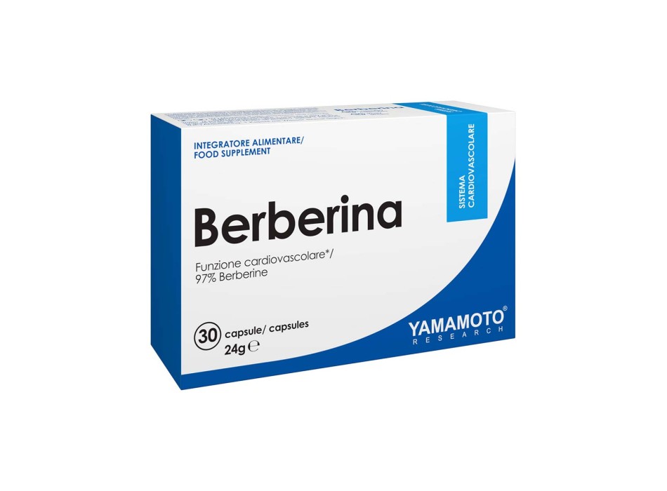 BERBERINA - Integratore multifunzione a base di Berberina in capsule YAMAMOTO NUTRITION