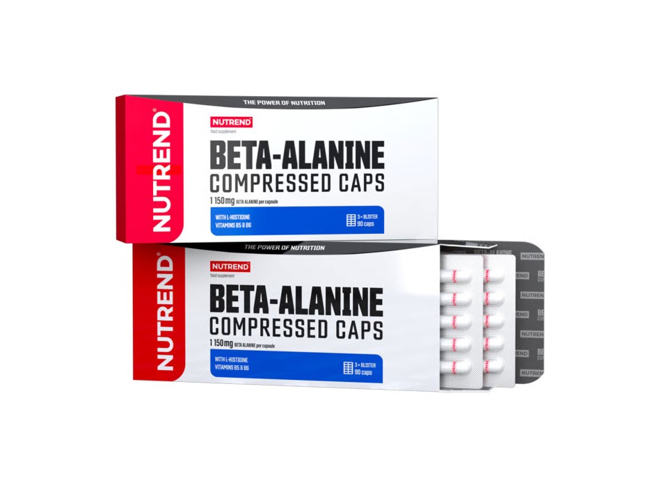 Beta-Alanine Compressed Caps Nutrend 90 capsule Integratore Resistenza