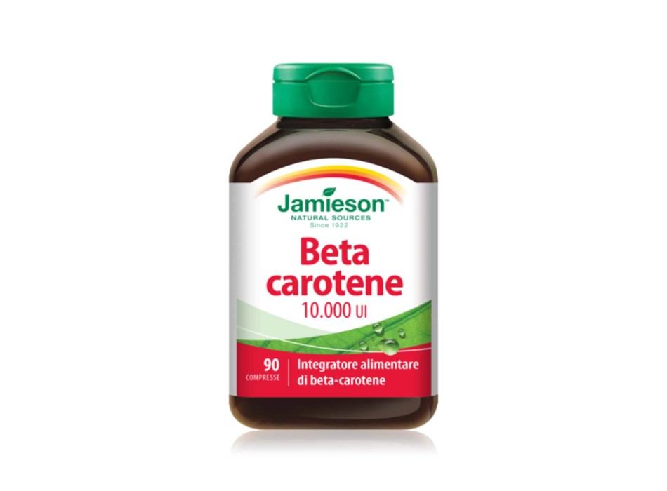 BETA CAROTENE 10.000 IU - Integratore di Beta-carotene in compresse JAMIESON