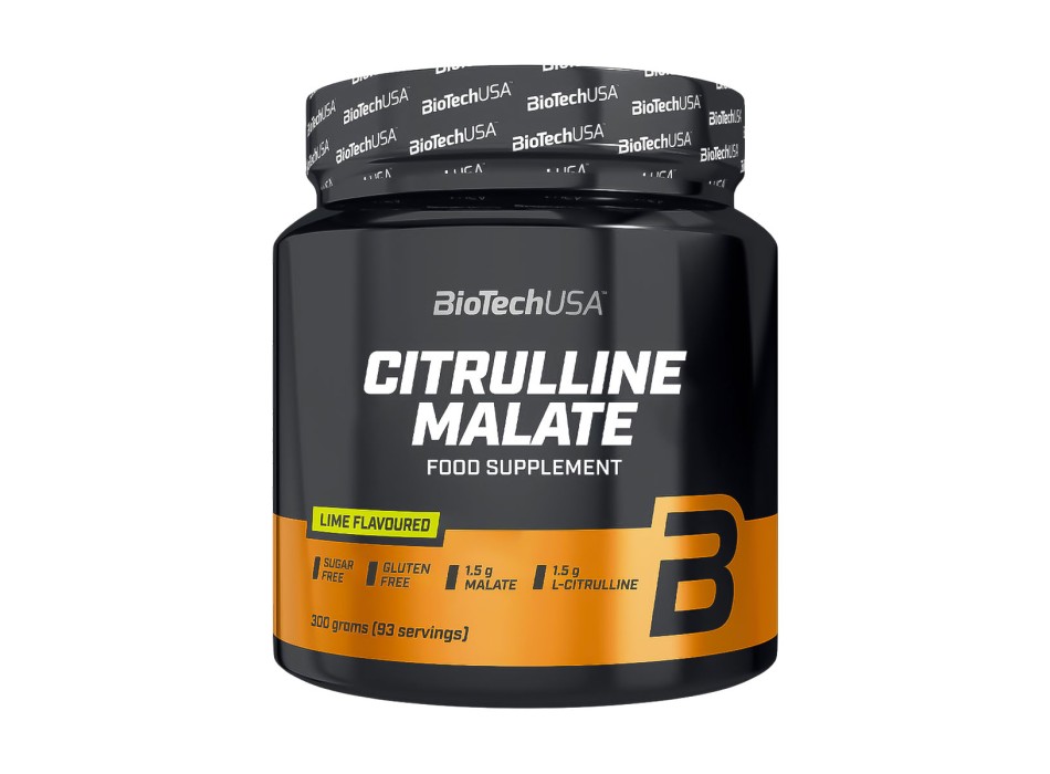 BioTechUSA Citrulline Malate polvere 300g integratore pre-workout lime
