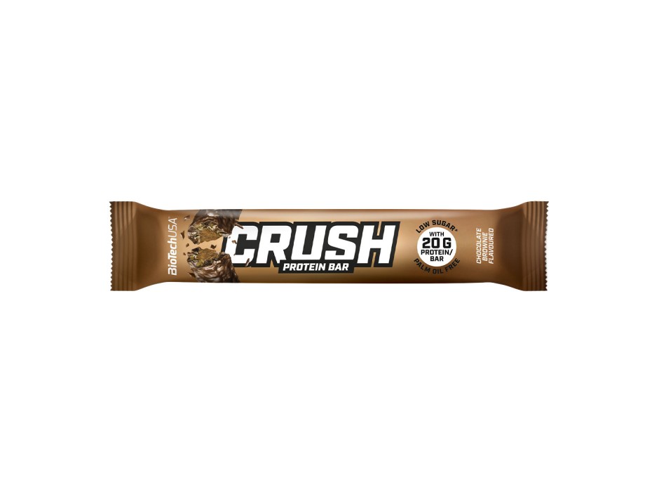 BioTechUSA Crush Bar barretta proteica multistrato brownie