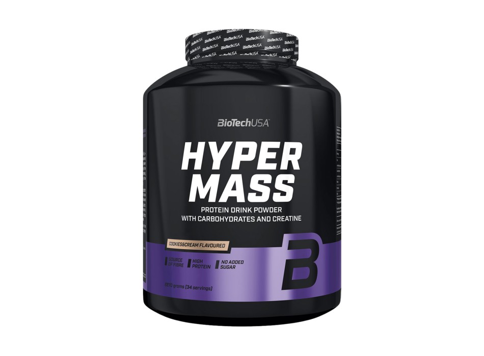 BioTechUSA Hyper Mass gainer polvere 2270g aumento massa biscotti e panna