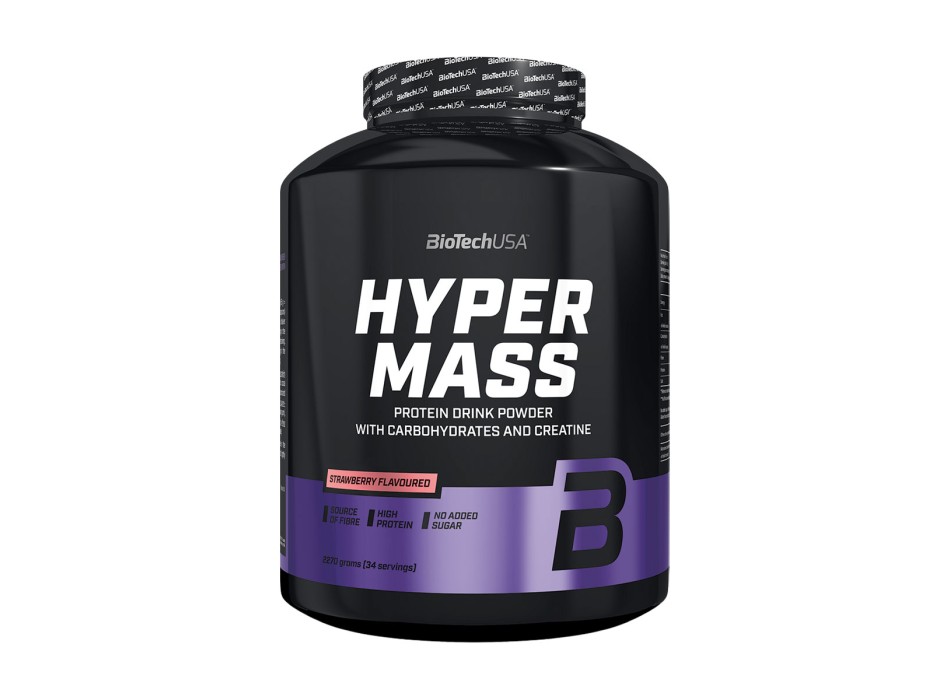 BioTechUSA Hyper Mass gainer polvere 2270g aumento massa fragola