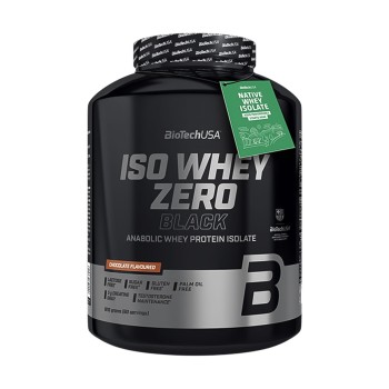 BioTechUSA Iso Whey Zero Black proteine isolate con creatina cioccolato