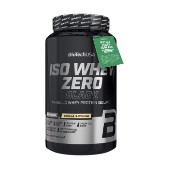 BioTechUSA Iso Whey Zero Black proteine isolate con creatina vaniglia
