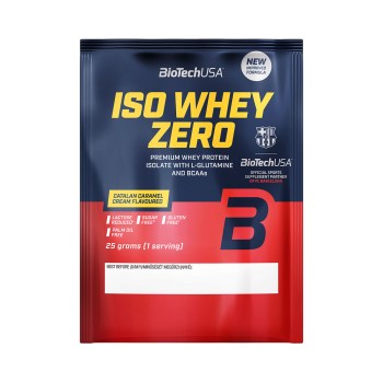 BioTechUSA Iso Whey Zero proteine isolate bustina monodose 25g crema catalana