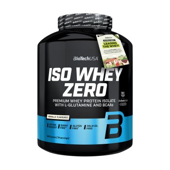 BioTechUSA Iso Whey Zero proteine isolate in polvere 1816g vaniglia