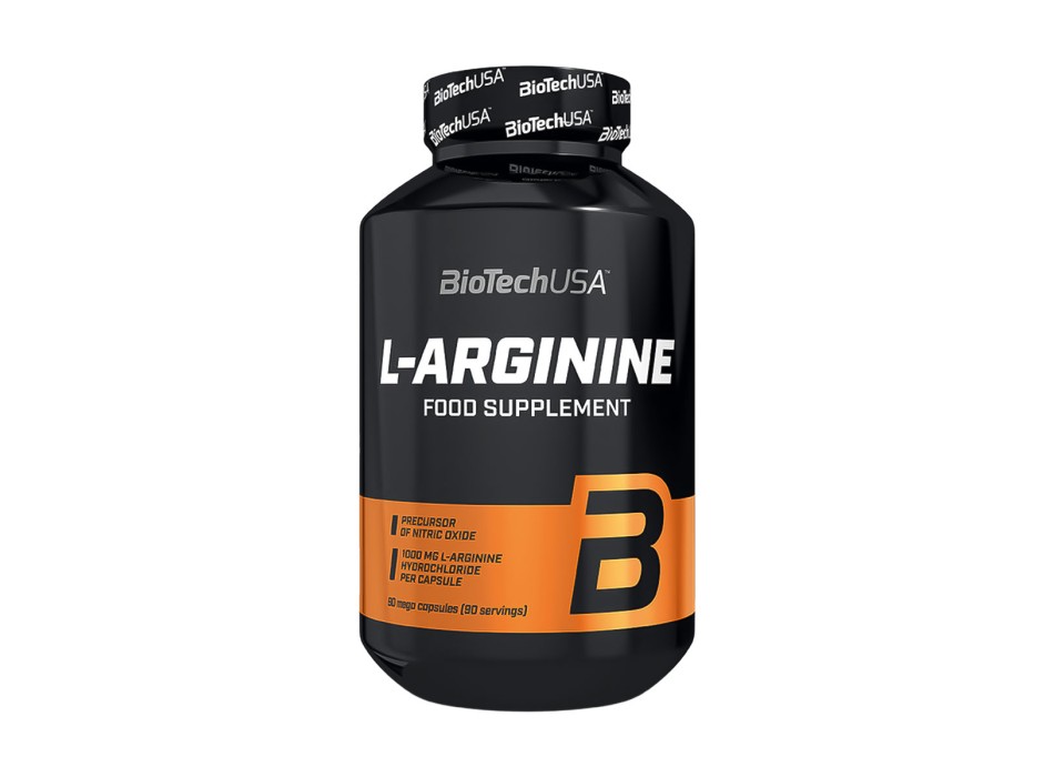BioTechUSA L-Arginine integratore ossido nitrico pump muscolare 90 capsule