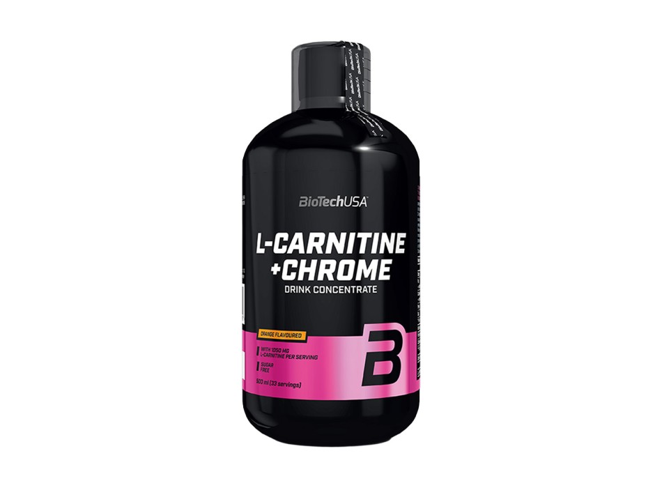BioTechUSA L-Carnitine + Chrome integratore liquido brucia grassi con cromo aran