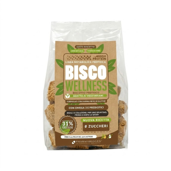 Bisco Wellness Pharmabiogen biscotti proteici 200g Biscotto