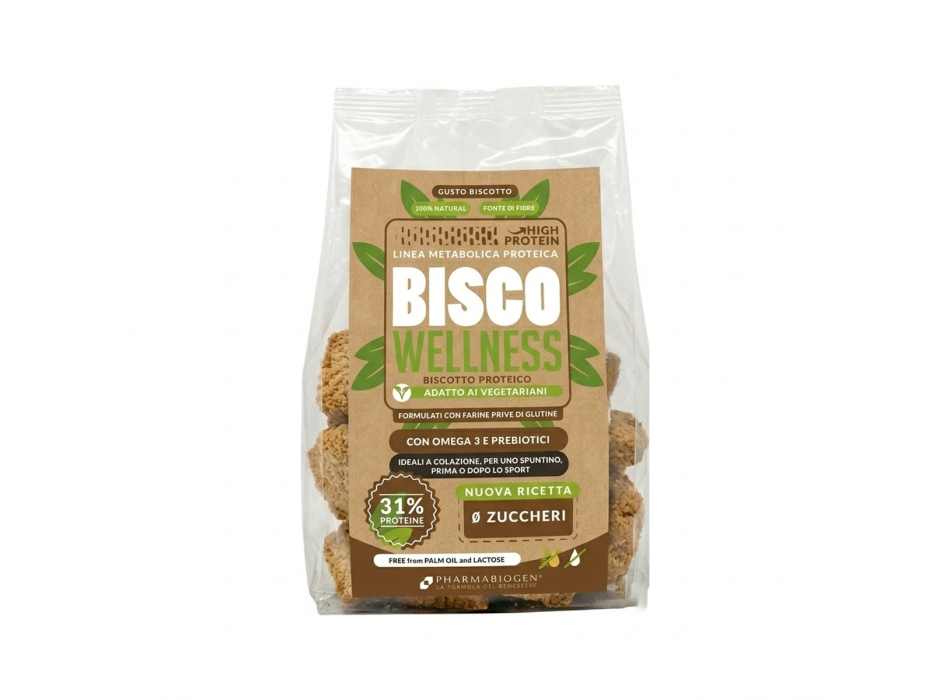 Bisco Wellness Pharmabiogen biscotti proteici 200g Biscotto