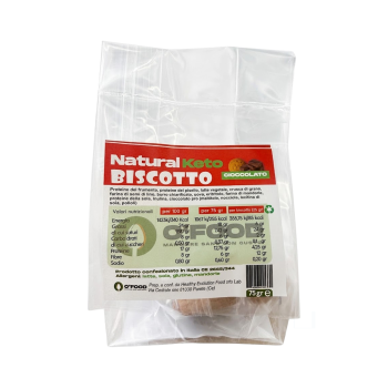 Biscotto Farcito OFood proteico a basso contenuto di carboidrati 75g cioccolato