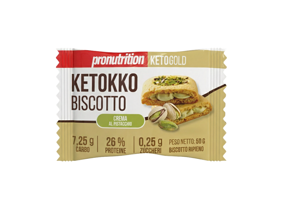 Biscotto Ketokko ProNutrition biscotto proteico keto 50g Pistacchio