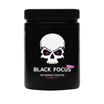 Black Focus Pro Black Focus Nutrition pre-workout 400g frutto del drago