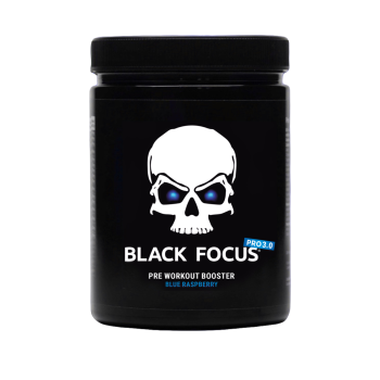 Black Focus Pro Black Focus Nutrition pre-workout 400g Mirtillo blu