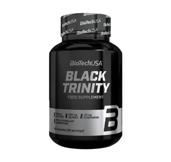 Black Trinity BioTechUSA integratore stimolante testosterone ossido nitrico 120 