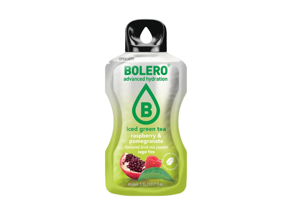 Bolero Drink 8g bustina preparato tè verde lampone e melograno