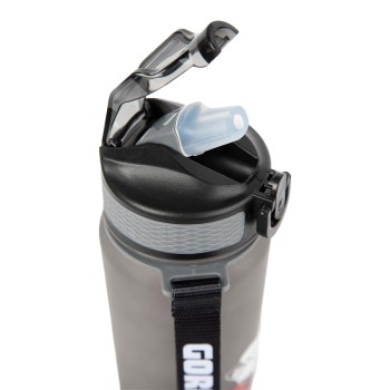 Borraccia Gorilla Wear Gradient da 1 litro con design sfumato nero e grigio