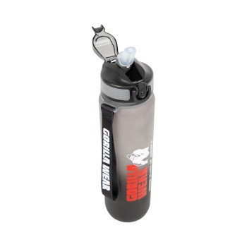 Borraccia Gorilla Wear Gradient da 1 litro con design sfumato nero e grigio