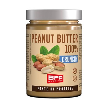 BPR Nutrition Peanut Butter 100% Crunchy burro di arachidi 300g