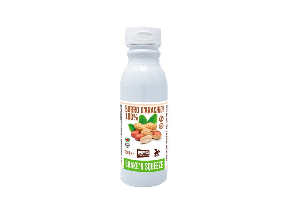 BPR Nutrition Peanut Butter 100% Shaken & Squeeze flacone dosatore 350g