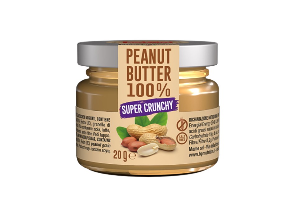 BPR Nutrition Peanut Butter 100% Super Crunchy monodose 20g