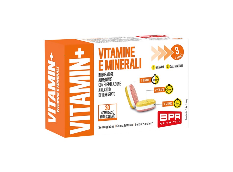 BPR Nutrition Vitamin integratore alimentare multivitaminico 30 compresse