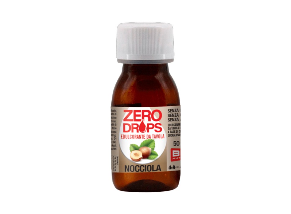 BPR Nutrition Zero Drops dolcificante liquido concentrato Nocciola