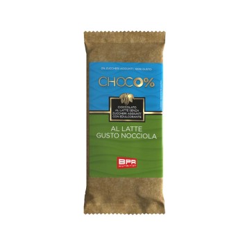 Bpr Tavoletta Choco cioccolato proteico low carb 80g Cioccolato al Latte e Nocci