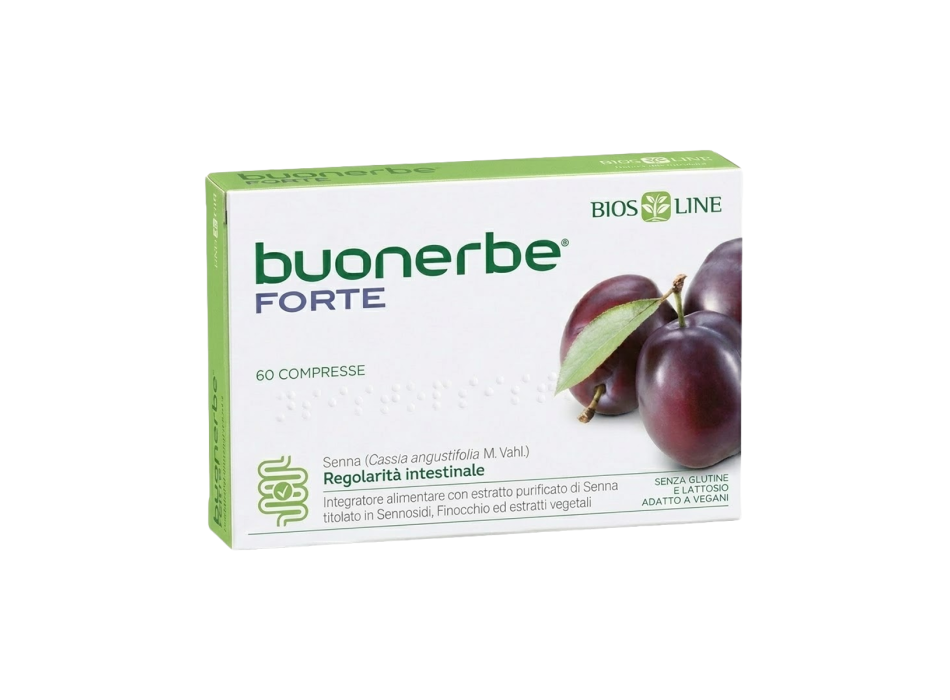 Buonerbe Forte Bios Line integratore regolarità transito intestinale 60 cpr