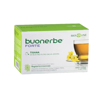 Buonerbe Forte Tisana Bios Line regolarità transito intestinale 20 bustine
