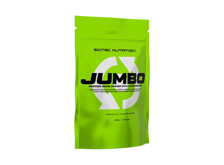 Busta di Jumbo Scitec Nutrition gainer completo 1320g Vaniglia