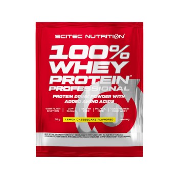 Bustina 100% Whey Protein Scitec Nutrition 30g Lemon Cheesecake