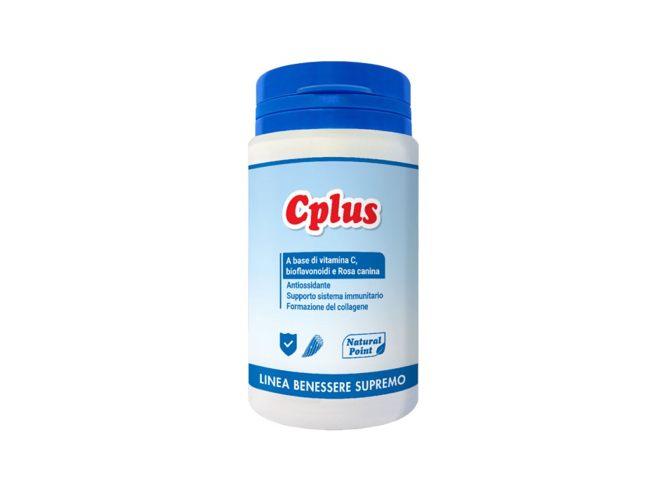 C Plus Natural Point 60 compresse Vitamina C 1000mg Difese Immunitarie Antiossid