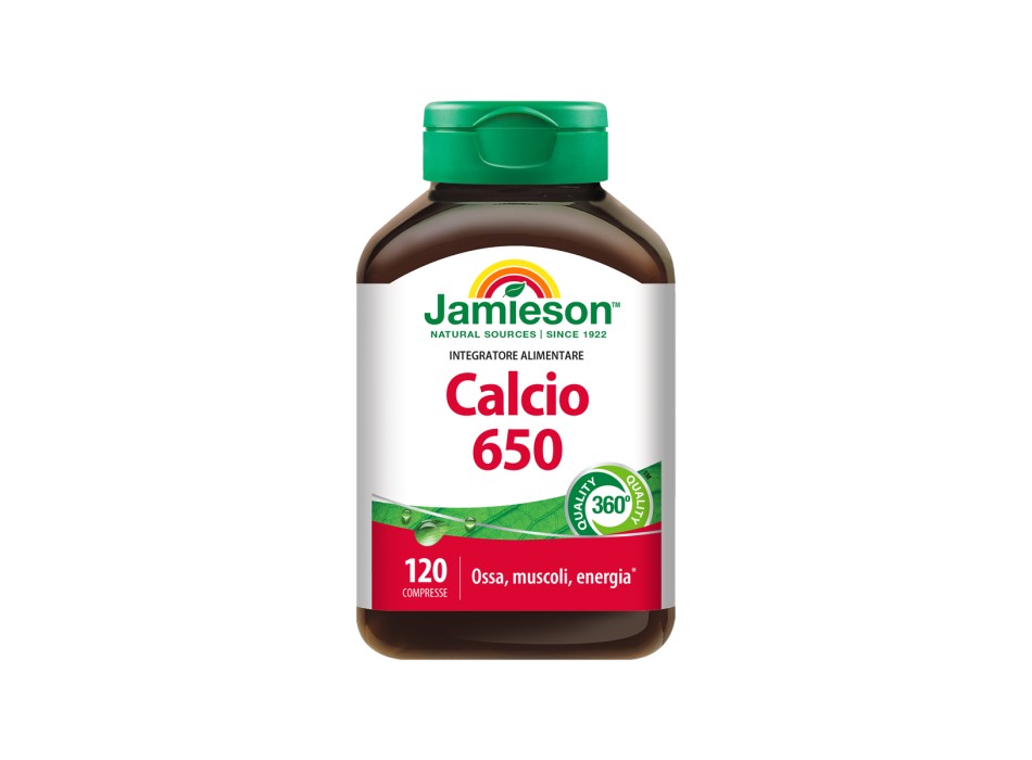 Calcio 650 Jamieson Integratore Salute Ossa Denti e Muscoli 120 compresse