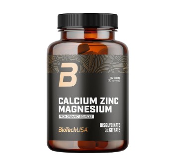 Calcium Zinc Magnesium From Organic Sources 90cpr