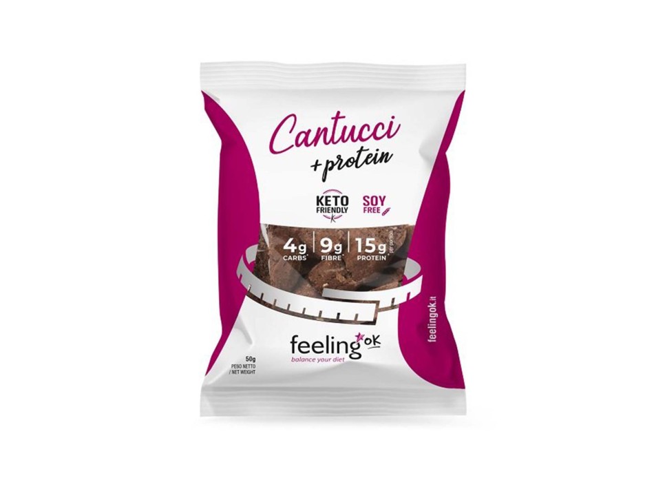 CANTUCCI START - Cantucci proteici a basso contenuto di carboidrati FEELING OK