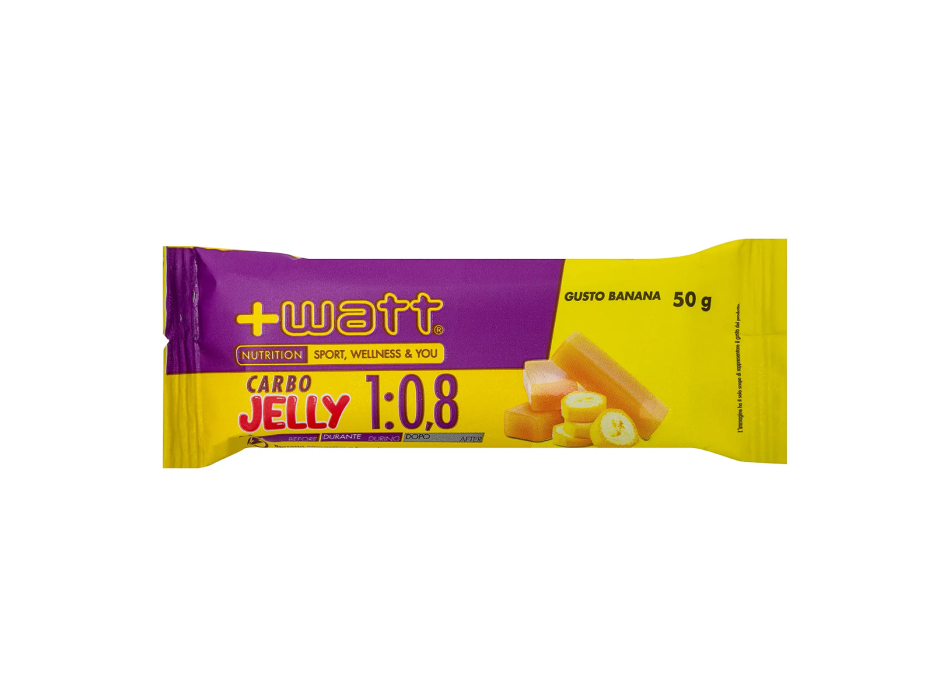 Carbo Jelly +Watt barretta energetica 50g Banana