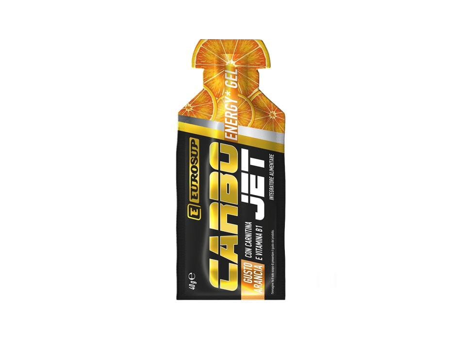 Carbo Jet Energy Gel Eurosup gel energetico carboidrati 40gr arancia