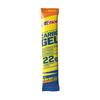Carbo Sprint Carbo Gel Proaction integratore energetico carboidrati 25ml Arancia