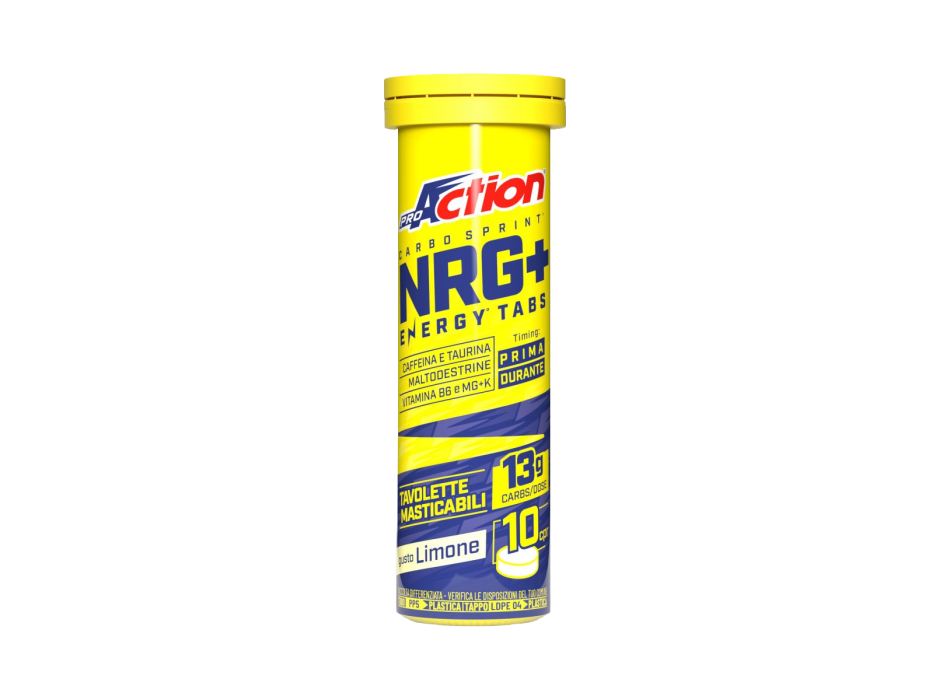 Carbo Sprint NRG Plus Proaction integratore energetico carboidrati caffeina 10cp