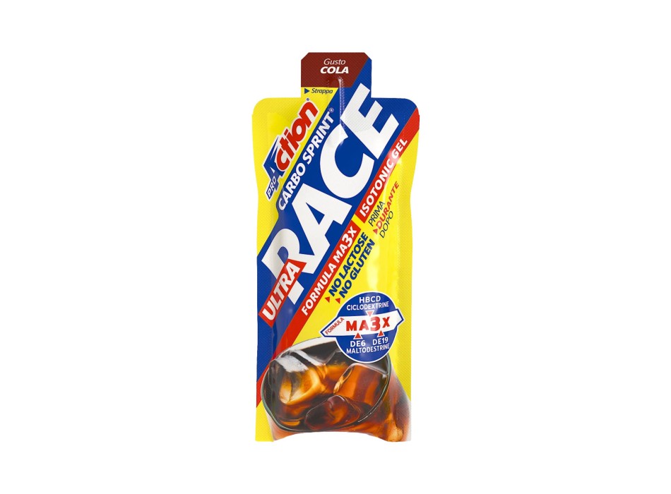 Carbo Sprint Ultra Race ProAction 60ml Gel Energetico Cola