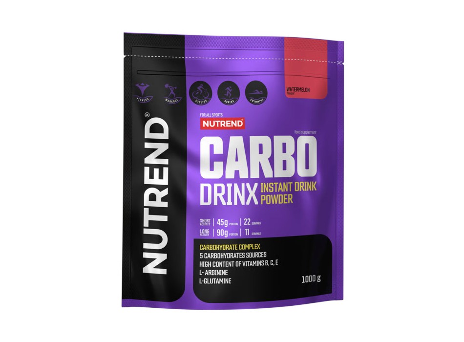 Carbodrinx Nutrend 1000g Integratore Carboidrati 5 fonti Palatinose Anguria