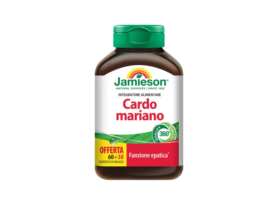 Cardo Mariano Jamieson Integratore Silimarina Depurativo Fegato 60 