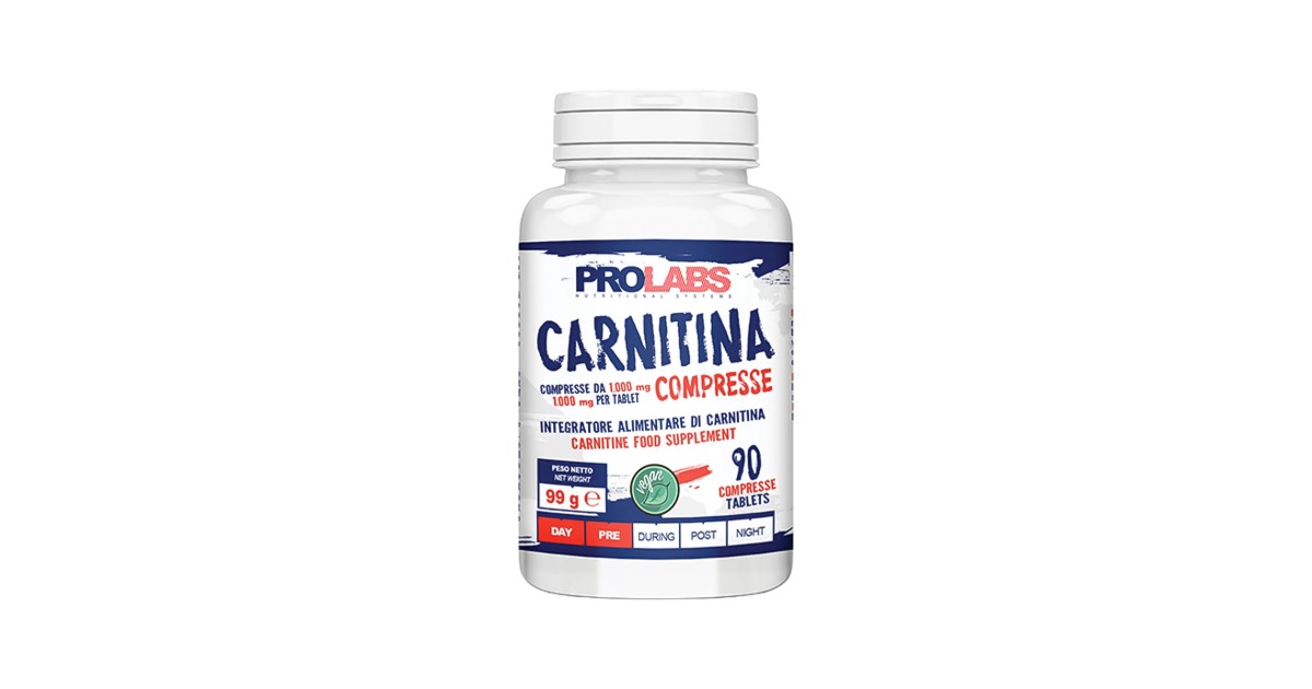 Carnitina Tartrato 90cpr | Prolabs