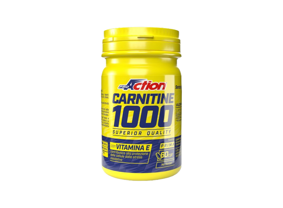 Carnitine 1000 Proaction integratore carnitina tartrato 60 compresse