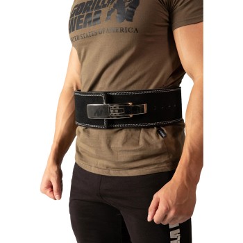 Cintura In Pelle Con Leva 4 Pollici 
